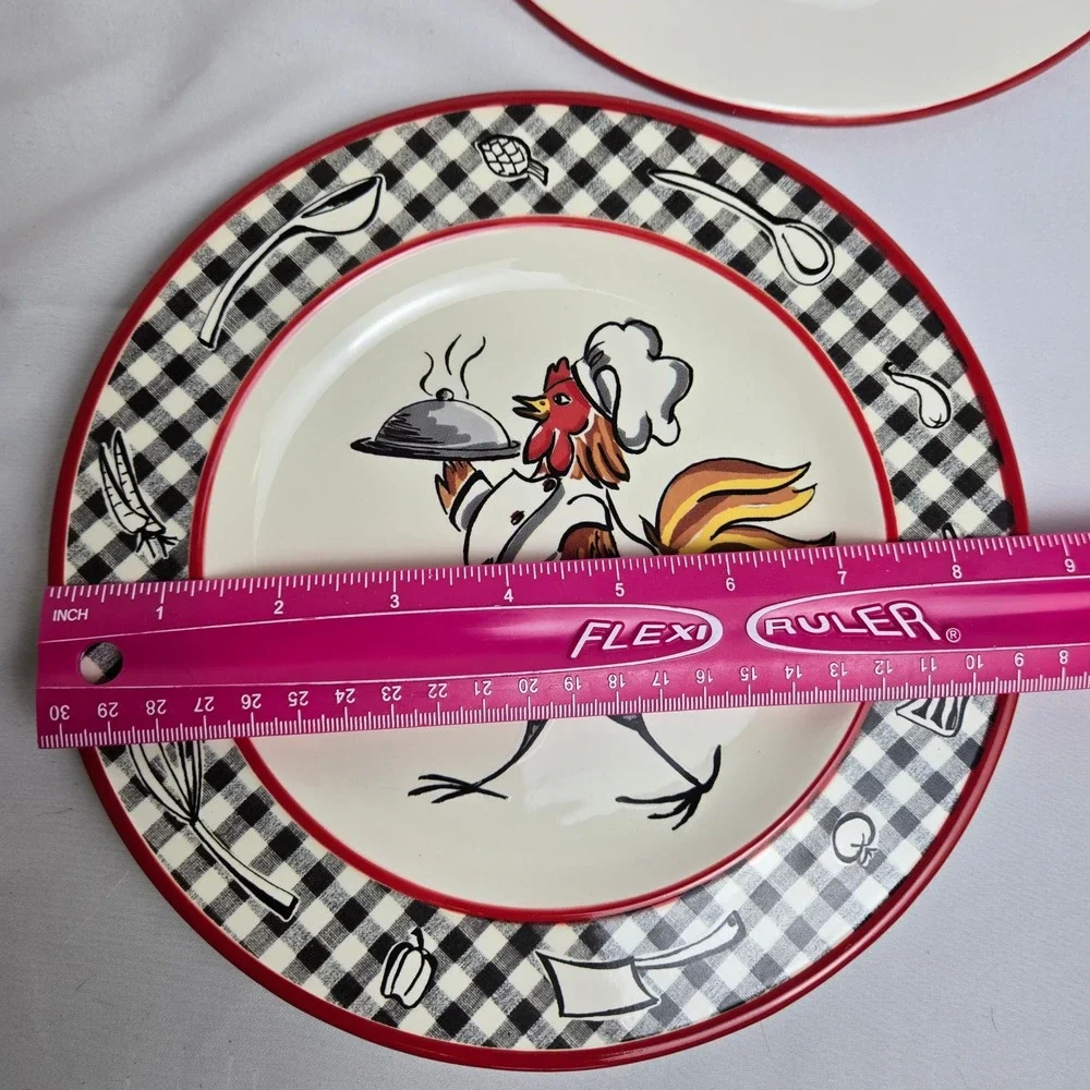 Barbeque Chicken Dessert Plates, Renee DuBois,‎ 992301, 8.75